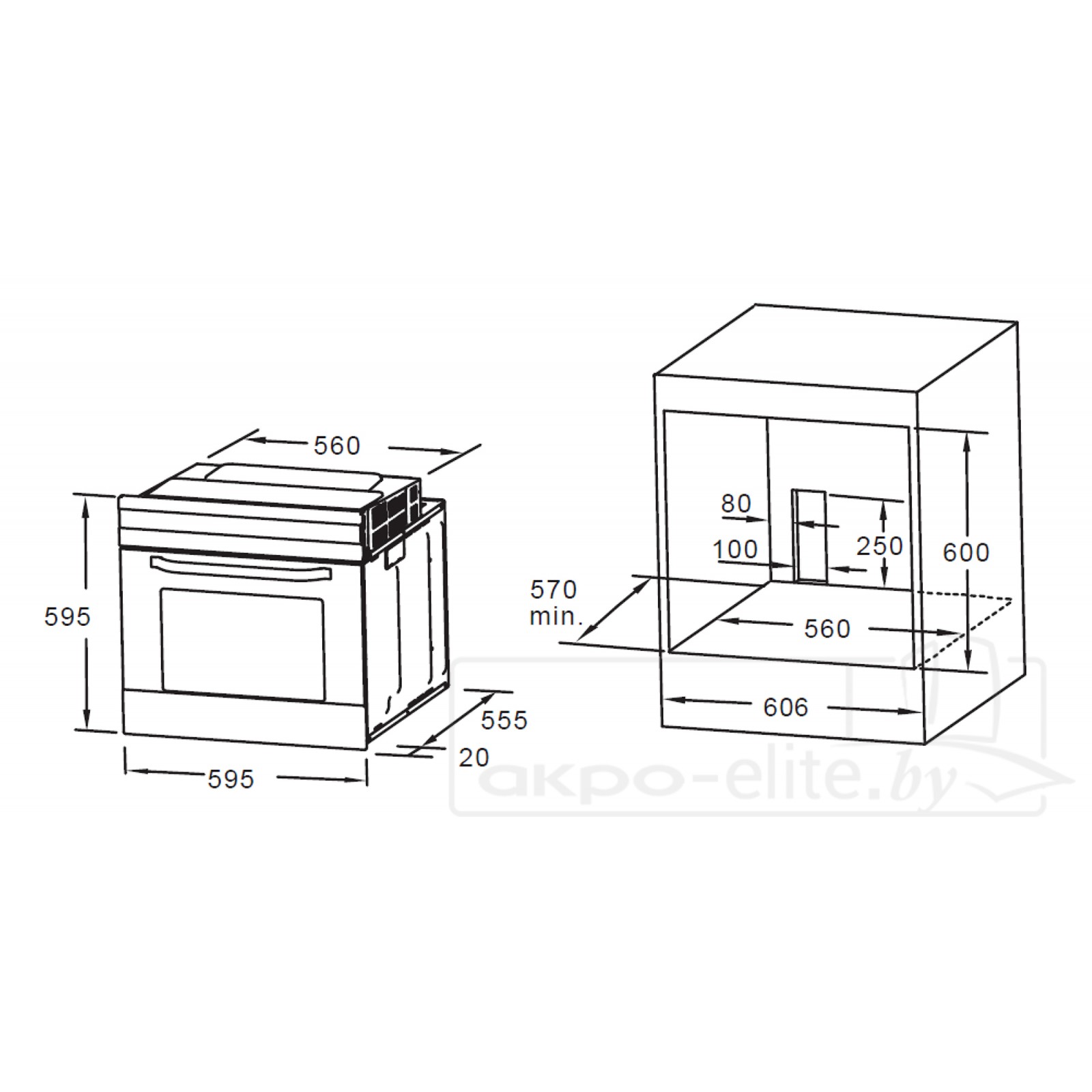 Духовой шкаф Akpo PEA 7008 MMD01 IX купить в Минске