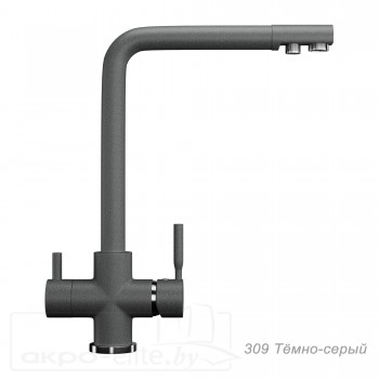 Смеситель Ulgran U-016-309 Тёмно-серый